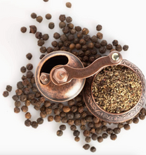 Load image into Gallery viewer, Copper Black Pepper Grinder, Refillable Spice Mill