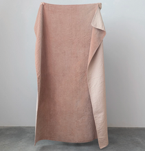 Load image into Gallery viewer, Cotton Velvet Throw with Kantha Stitch