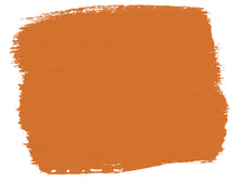 Load image into Gallery viewer, This vivacious, modern orange is based on the colour used copiously by the Impressionists, in early advertisements and in 1960's decoration. Such a brilliant orange was not available until the early 20th century. With Black Chalk Paint® Wax, it becomes burnt orange the colour of some Chinese lacquer.
