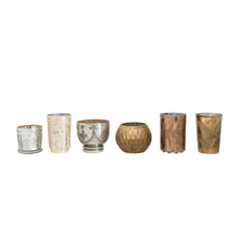 Load image into Gallery viewer, Mercury Glass Votive Holders, Multi Color
