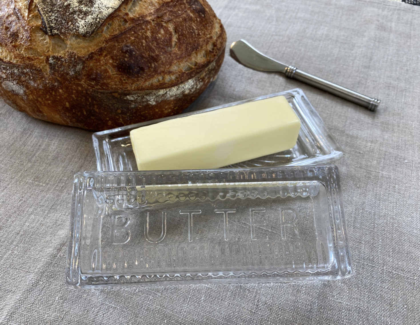 Butter Dish - Glass
