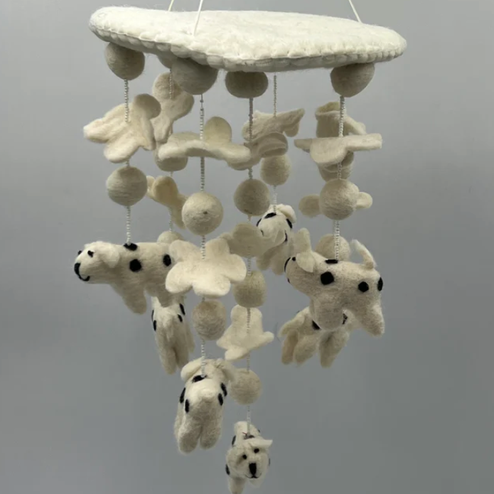 Handmade Wool Baby Mobile