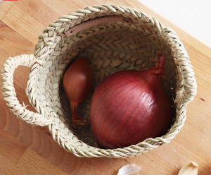 Tiny Beldi Straw Basket