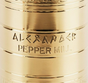 Large Brass Mill Pepper Grinder - 10"
