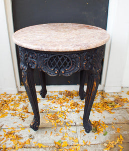 Pink Marble Table