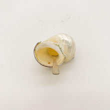 Load image into Gallery viewer, Shell Salt Pot with Sterling Silver Accents &amp; Spoon
