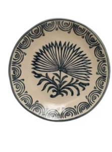 Hand-Painted Stoneware Plates - 4 Designs
