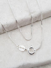 Load image into Gallery viewer, 24&quot; Sterling Silver Box Chain
