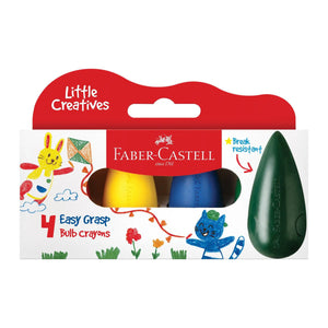 Little Creatives Easy Grasp Bulb Crayons Set of 4