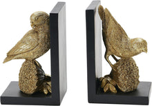 Load image into Gallery viewer, Gold Parrot Bookends
