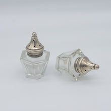 Load image into Gallery viewer, Sterling Silver Crystal Salt and Pepper Shaker
