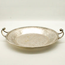 Load image into Gallery viewer, SP Etched Floral Tray with Handles
