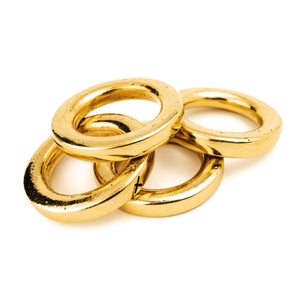 Brass Napkin Rings (S/4)
