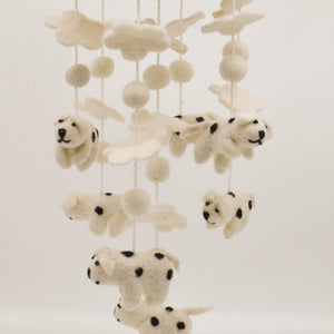 Handmade Wool Baby Mobile - Dog