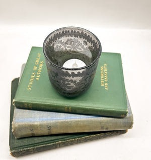 Grey Mercury Glass Votive