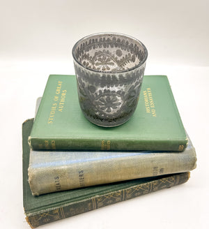 Grey Mercury Glass Votive