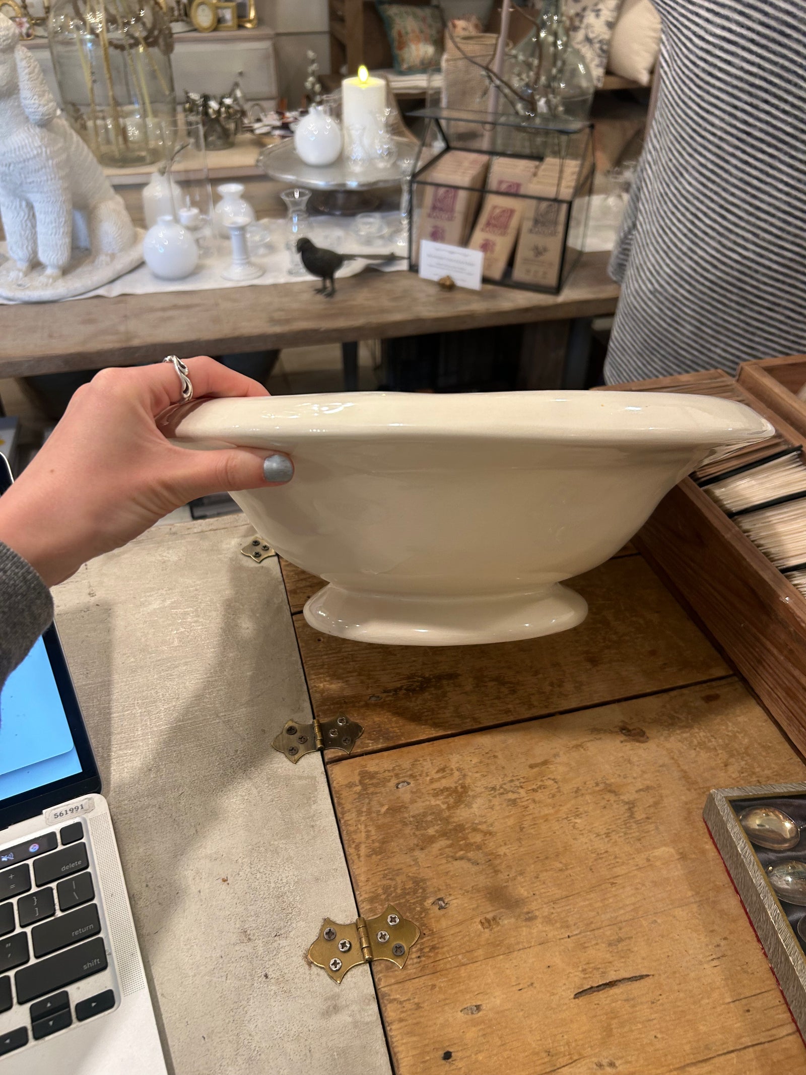 Vintage Creamware Bowl