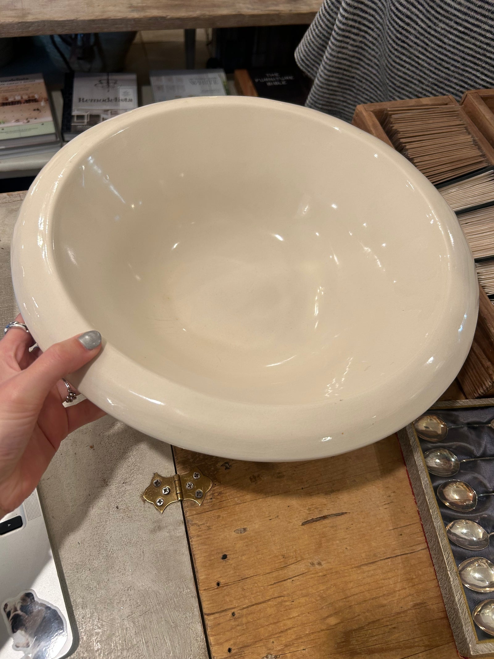 Vintage Creamware Bowl