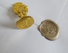 Load image into Gallery viewer, Brass Cerif Initial Wax Seal
