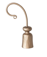 Load image into Gallery viewer, Hand-Forged Cast Iron Candle Snuffer - Antique Brass Finish
