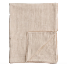 Load image into Gallery viewer, Cotton Double Cloth Baby Blanket - Peach
