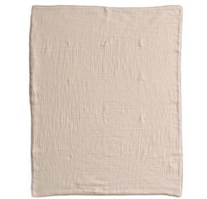 Cotton Double Cloth Baby Blanket - Peach