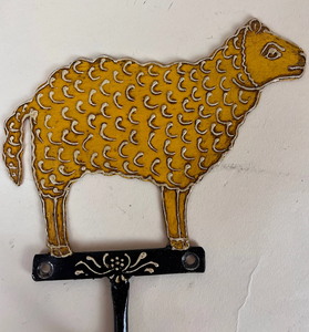 Painted Metal Sheep Hook