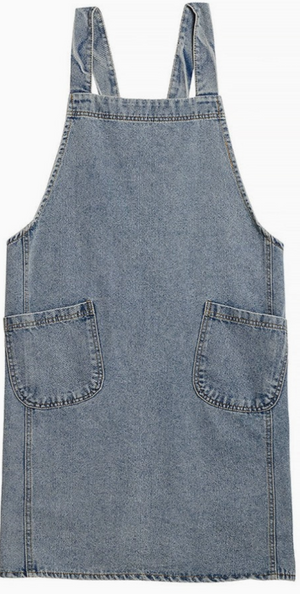 H Back Denim Apron