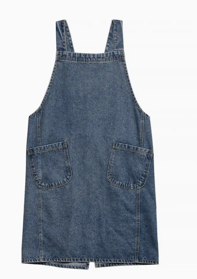 H Back Denim Apron