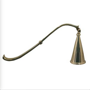 7" Hinged Brass Candle Snuffer