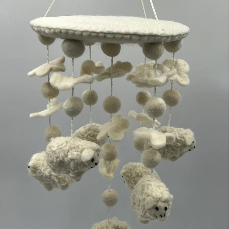 Handmade Wool Baby Mobile