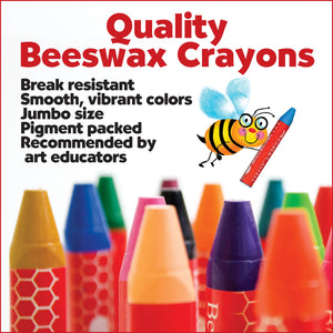 15 Beeswax Crayons