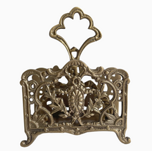 Load image into Gallery viewer, Antiques Brass Napkin or Letter Holder
