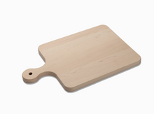 Load image into Gallery viewer, Maple Cutting Board with Rounded Handle 16&#39;&#39;x10-1/2&#39;&#39;x3/4&#39;&#39;
