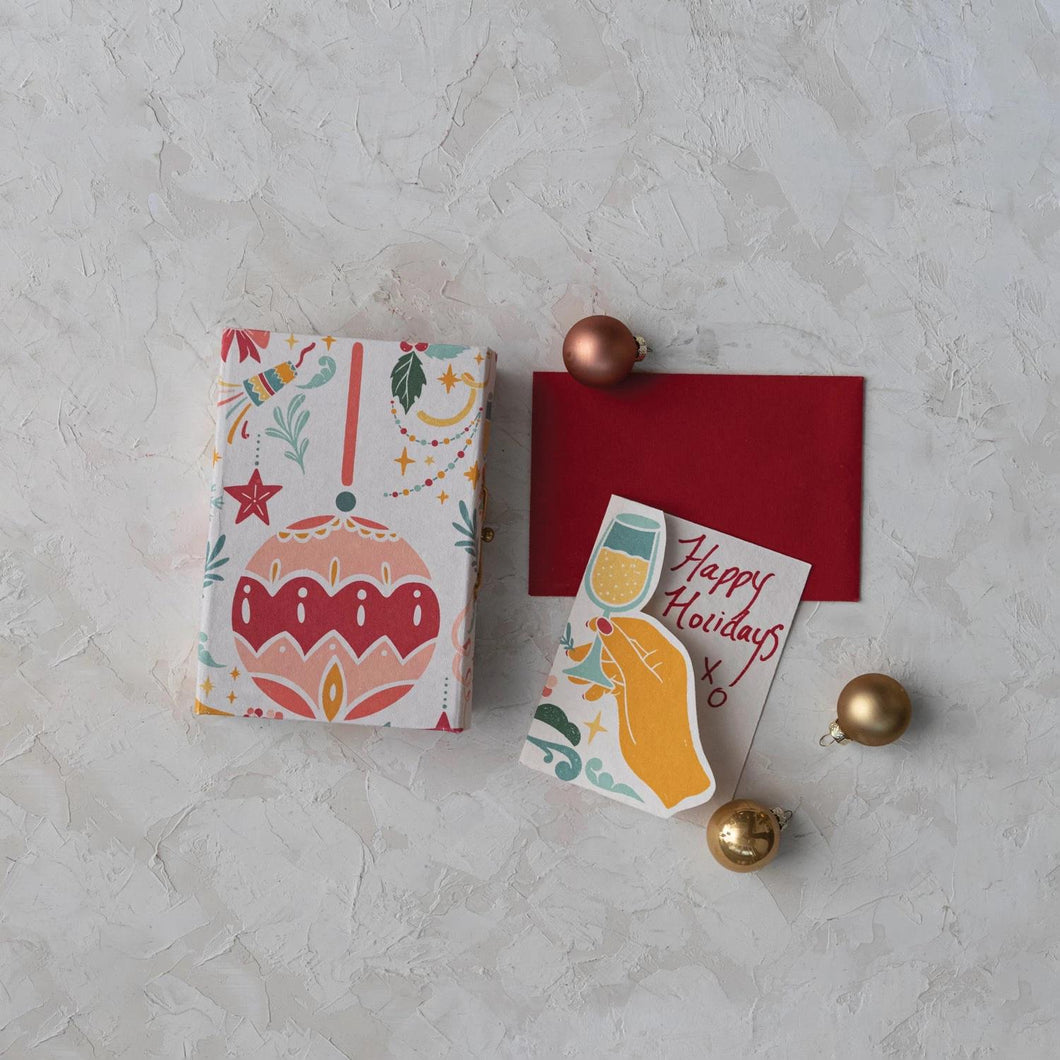 Paper Christmas Card Box