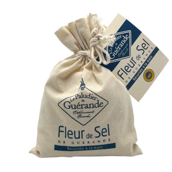 Le Paludier Guerande Fleur de Sel in Cloth Bag, 8.8oz