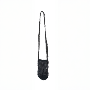 Raffia Crocheted Bottle Bag with Handle