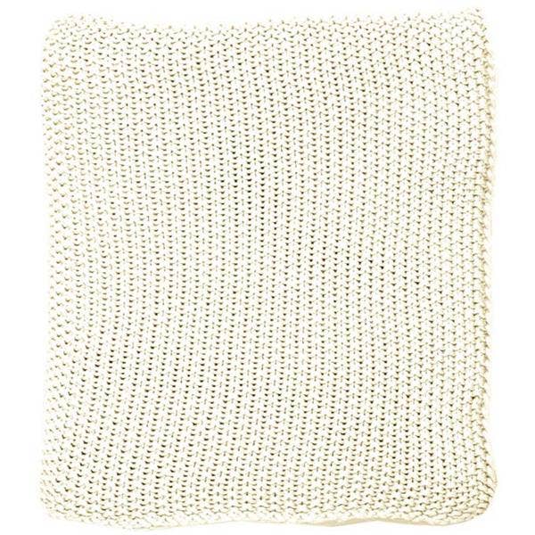 Moss Cotton Knit Throw Blanket