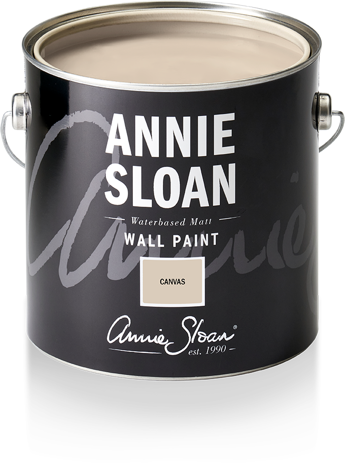 Canvas is a slightly warm neutral beige-white. The name reflects the versatility of the colour, which will make a fabulous backdrop for other colours (and invite the addition of colourful furniture, contrasting trims, and other artistic interior additions!). It’s Original without the creaminess, more of a putty taupe. This shade has been developed to match a colour mix of Chalk Paint® in Country Grey and Pure.