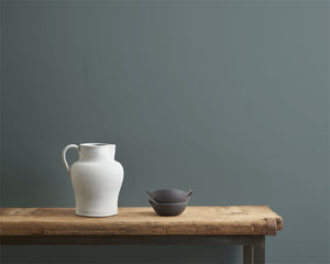 Cambrian Blue is a cool-toned steely blue, like a dark denim. Like dark denim, this perennially cool and hard-working shade will go with everything. The name references the precious clay found in Northern Russian, prized as the rarest and most valuable clay in the world. Cambrian Clay contains a high concentration of silver chemical elements, which we’ve emulated with the light reflecting grey pigments apparent in this hue.