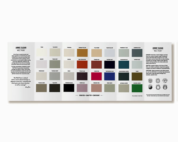 Wall Paint Color Card - Painted Swan
