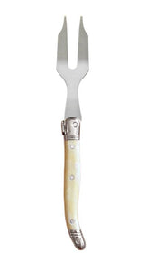 Laguiole Mini Cheese Fork - Pale Horn