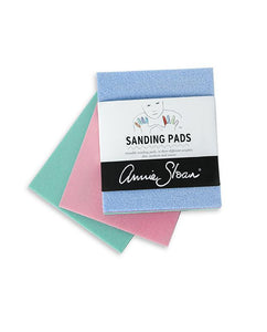 Annie Sloan’s Sanding Pads come in packs of three, with one pad of each grade – fine, medium and coarse.  The fine pad can be used for light distressing or flat finishes, and for a delicate worn effect you can use the medium grade pad. If you prefer a rustic heavily distressed look the coarse pad will help make stunning results easy to achieve.  They have been carefully chosen by Annie as they are washable, flexible, durable, reusable and a pleasure to use.  SELECT QUANTITY