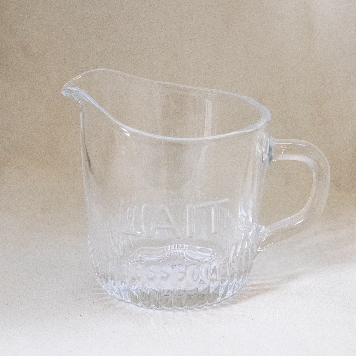 Glass Pitcher "Lait"