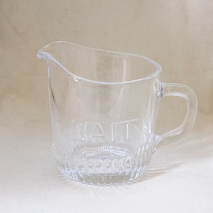 Glass Pitcher "Lait"