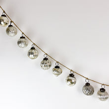 Load image into Gallery viewer, Embossed Mercury Glass Ornament Garland
