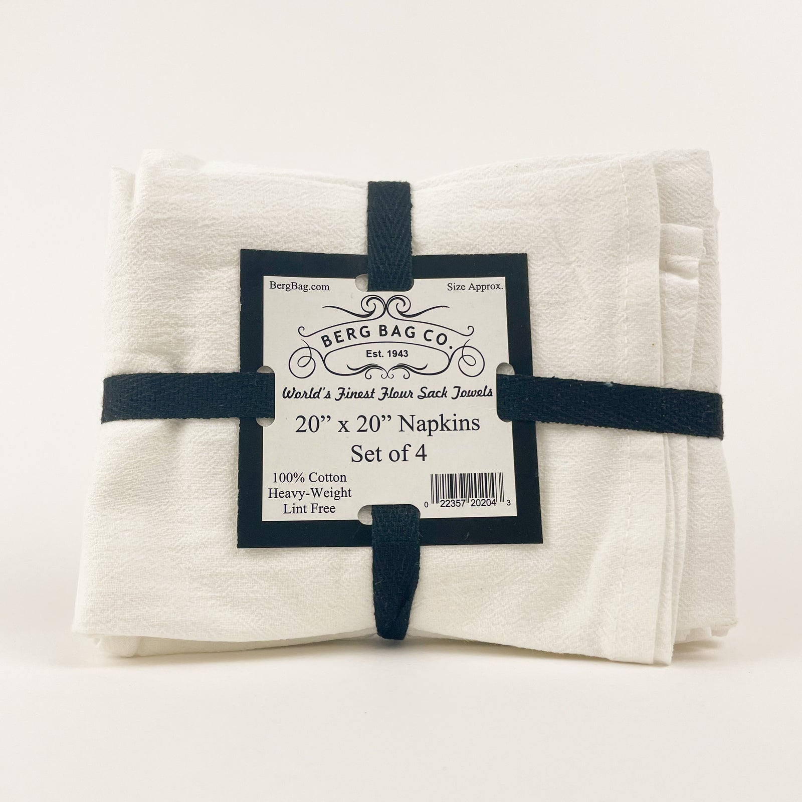 This set of four 20x20 napkins is the perfect blank canvas for serious crafters to display their handcrafted masterpieces. One can use it for embroidery and appliques, silk screening, screen printing, heat transfers, painting, DIY crafting, and a variety of fun activities. Not only are they great for crafts, but for beautiful home decor.  Materials: 100% Cotton  - Heavy Weight  - High Quality   - High Absorbent   - Lint-Free  - Organic   - Sustainable