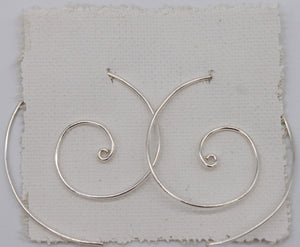 Swirl Hoop Earring