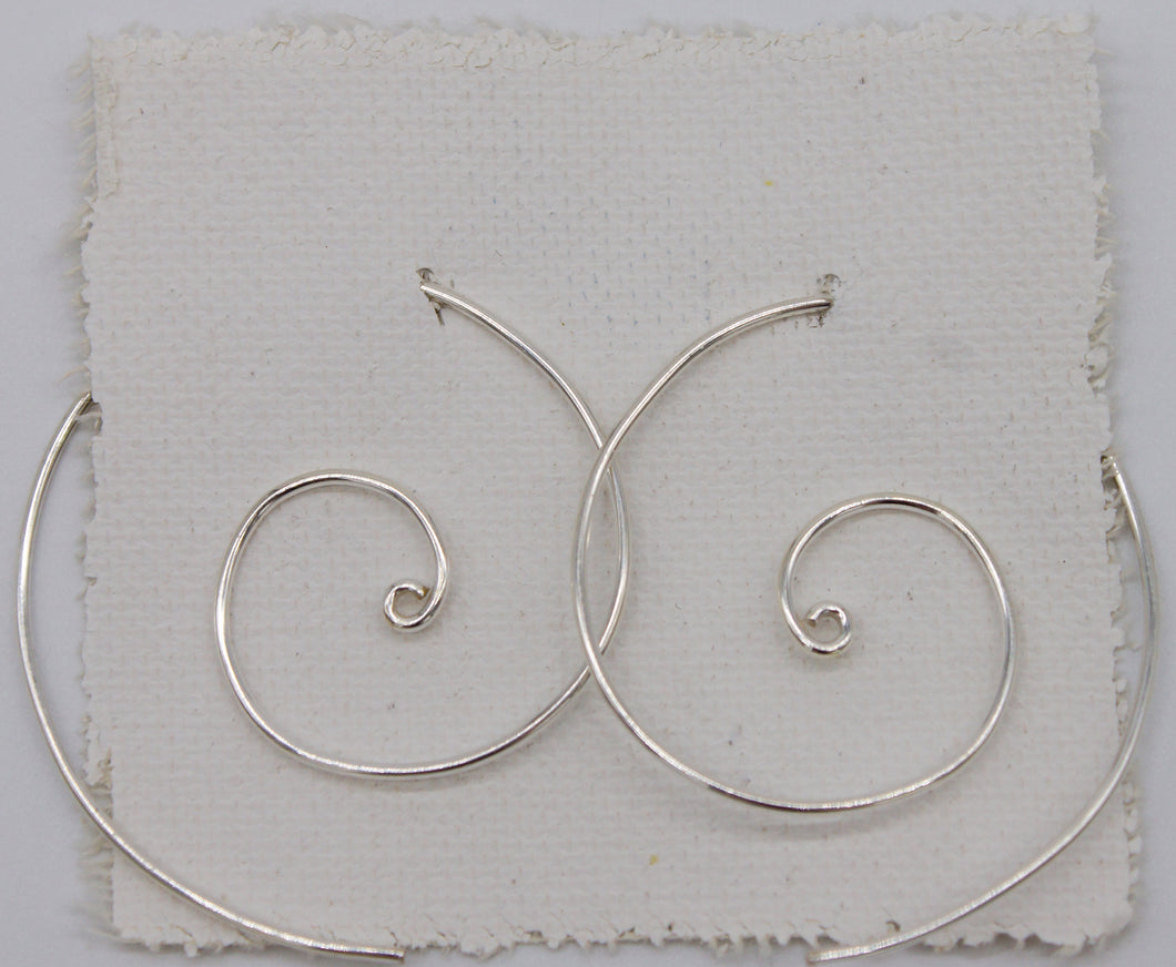 Swirl Hoop Earring