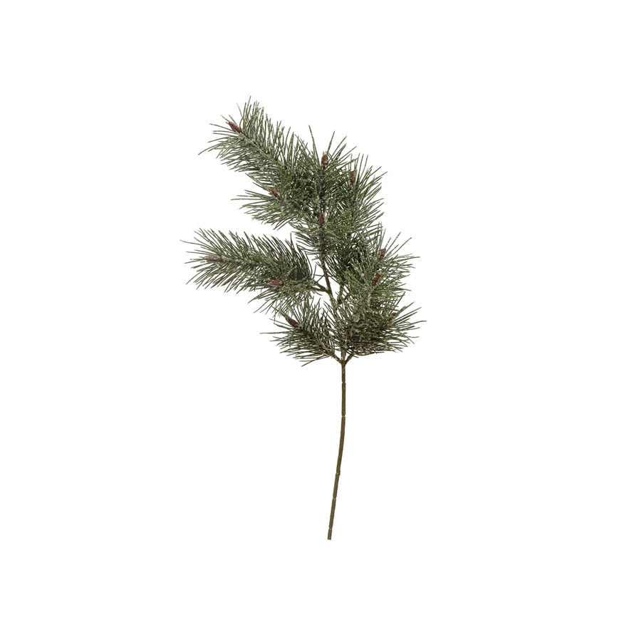 Faux White Pine Branch